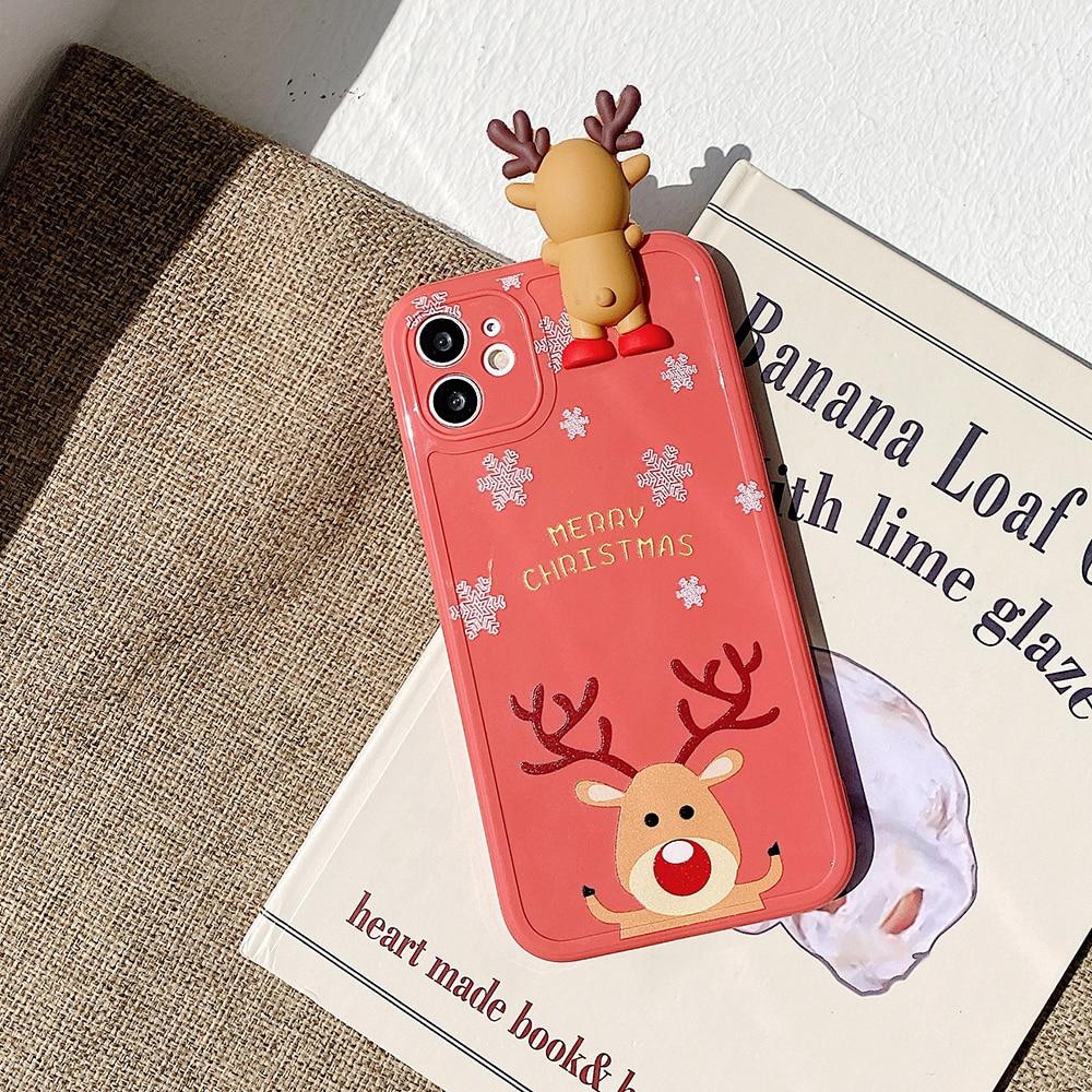 3D Christmas Deer Case
