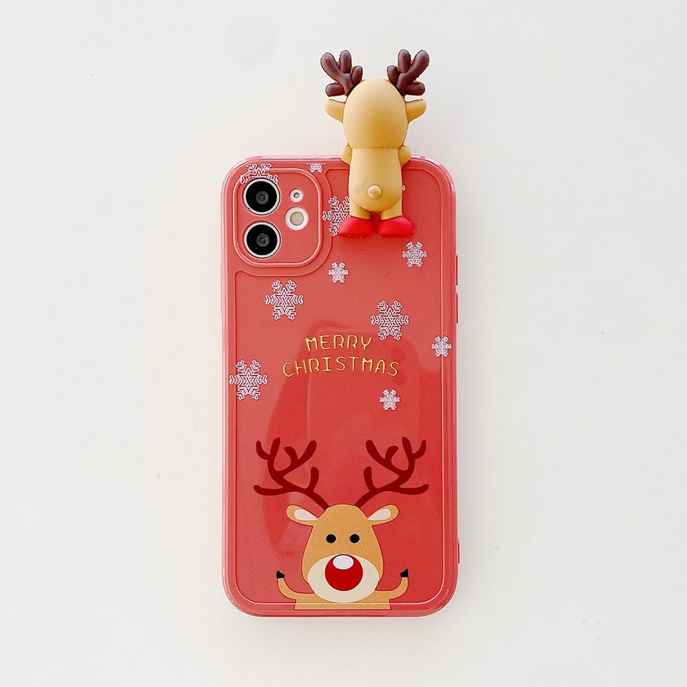 3D Christmas Deer Case