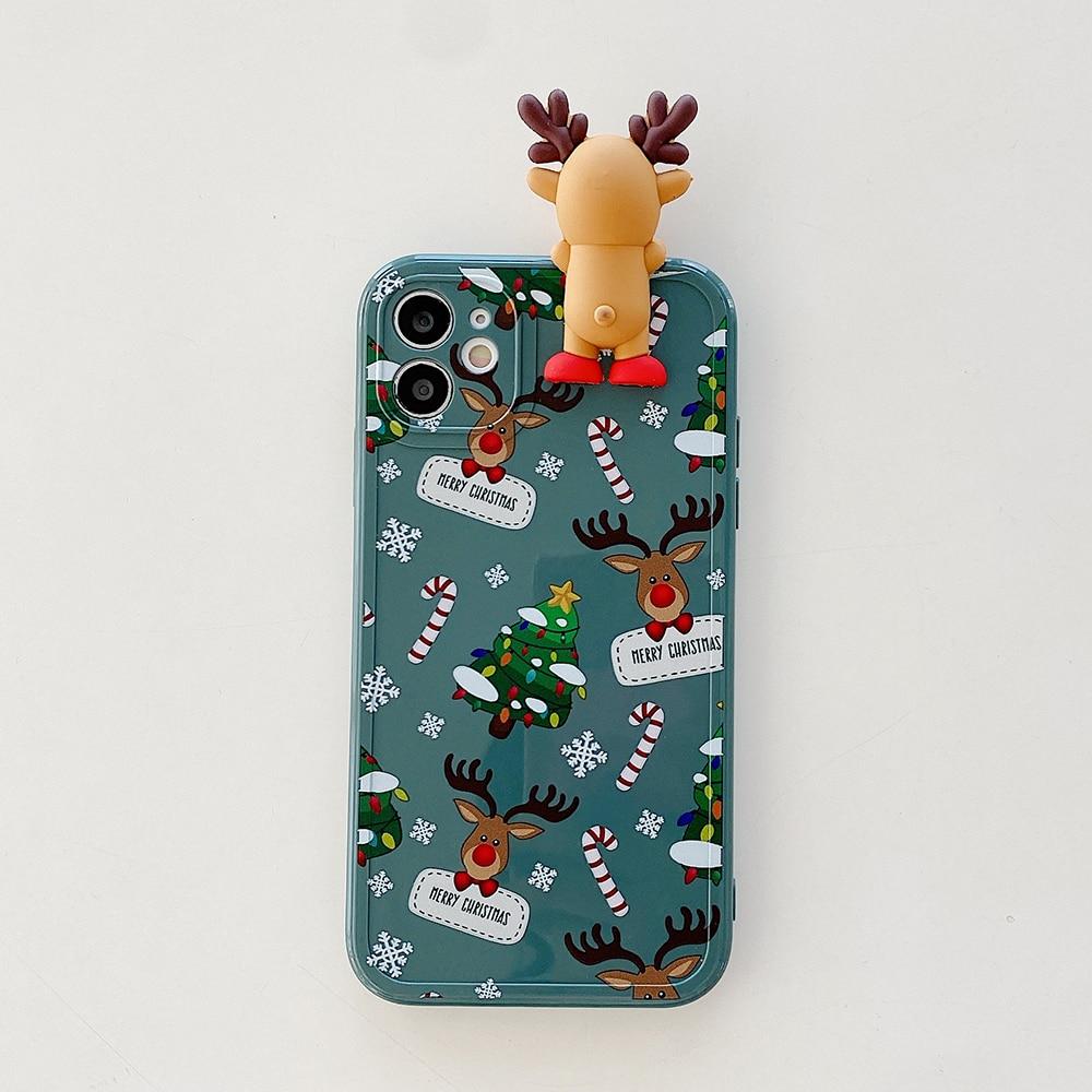 3D Christmas Deer Case