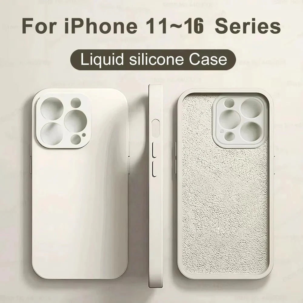 Beige Silicone Case