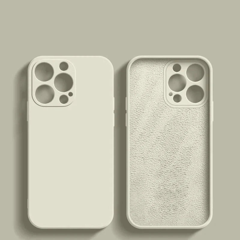 Beige Silicone Case