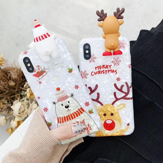 3D Merry Christmas Case