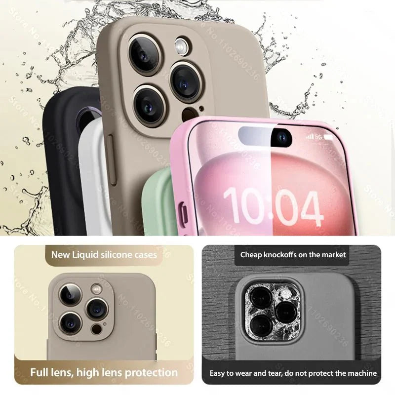Beige Silicone Case