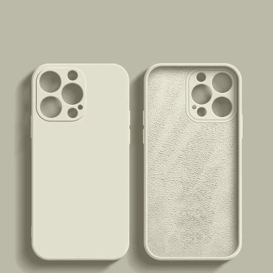 Beige Silicone Case