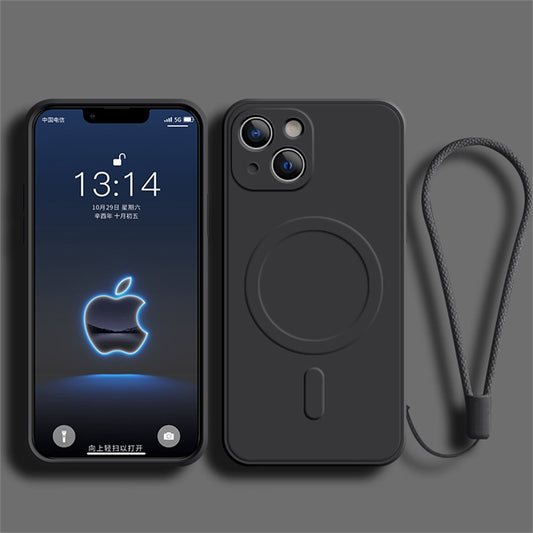 Black MagSafe Strap Case
